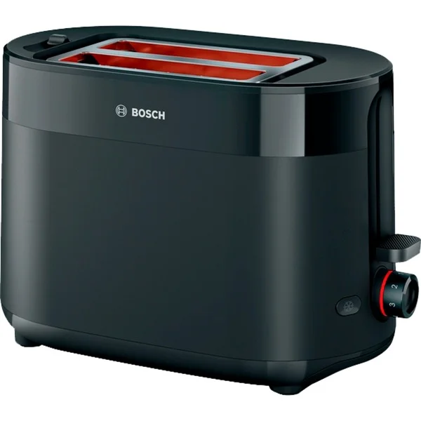 Bosch Home Kompakt-Toaster MyMoment TAT2M123 (schwarz, 950 Watt, für 2 Scheiben Toast)