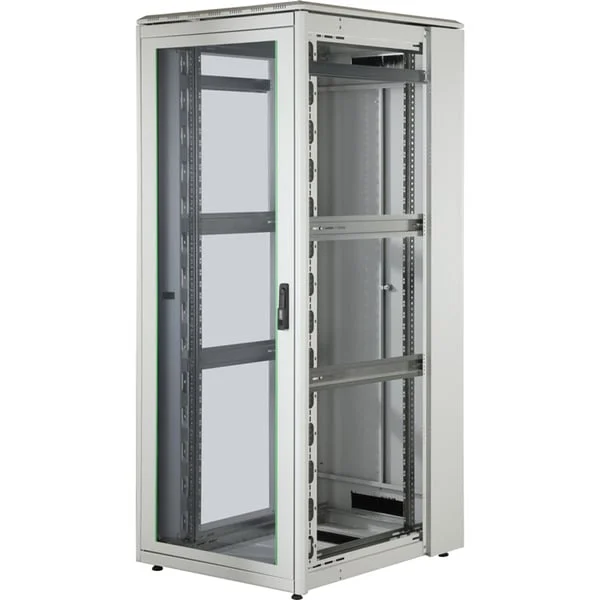 Digitus Netzwerkschrank Unique Serie - 800x1000 mm (BxT), IT-Schrank (hellgrau, 42 Höheneinheiten)