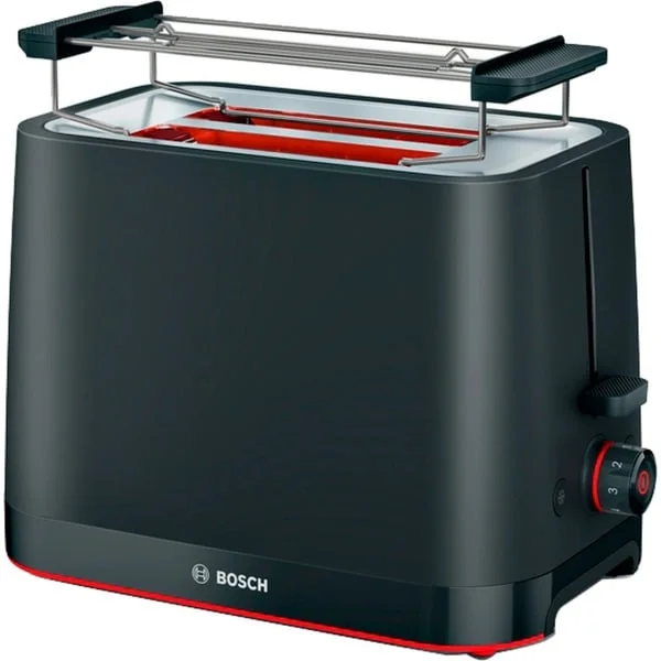 Bosch Home Kompakt-Toaster MyMoment TAT3M123 (schwarz, 950 Watt, für 2 Scheiben Toast)