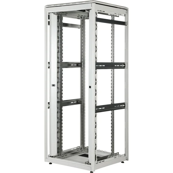 Digitus Netzwerkschrank Unique Serie - 800x800 mm (BxT), IT-Schrank (hellgrau, 42 Höheneinheiten)