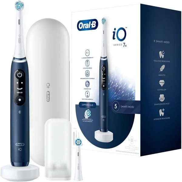 Oral-B iO Series 7N, Elektrische Zahnbürste (blau, Sapphire Blue)