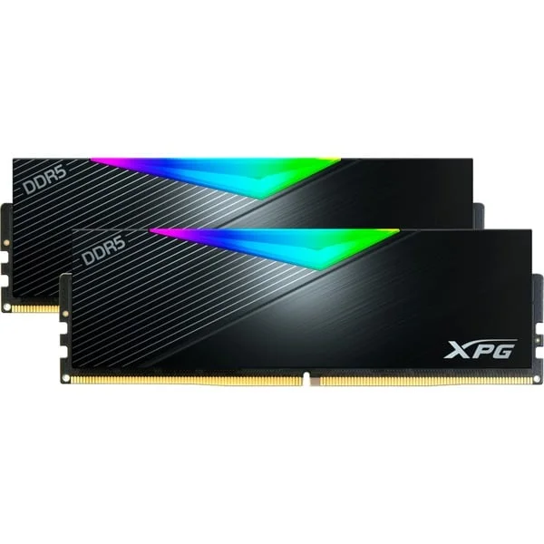 ADATA DIMM 32 GB DDR5-8000 (2x 16 GB) Dual-Kit, Arbeitsspeicher (schwarz, AX5U8000C3816G-DCLARBK, XPG Lancer RGB, INTEL XMP, AMD EXPO)