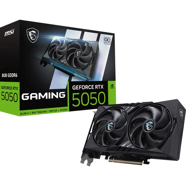 MSI GeForce RTX 5050 8G GAMING OC, Grafikkarte (DLSS 5, 2x DisplayPort, 2x HDMI 2.1)
