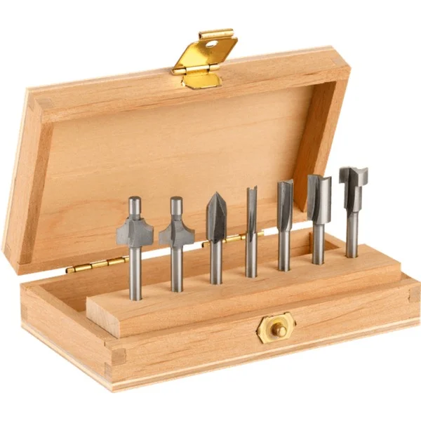 Dremel Mehrzweck-Fräser-Set 26150660JA (7-teilig, in Holzkassette)