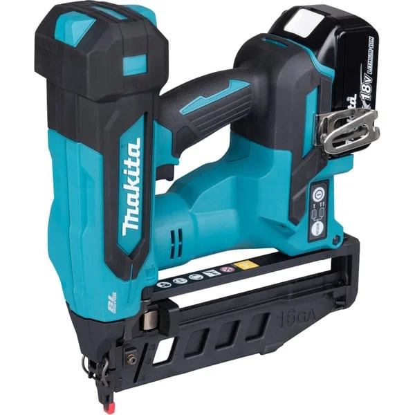 Makita Akku-Stauchkopfnagler DBN601Z, 18Volt (blau/schwarz, ohne Akku und Ladegerät)