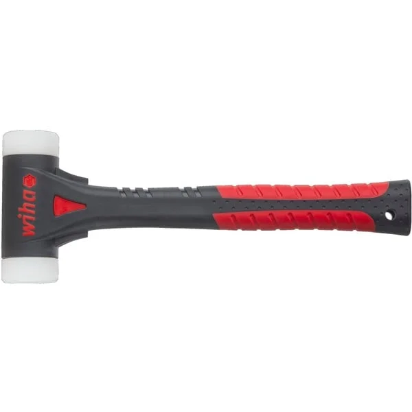 Wiha Schonhammer FibreBuzz rückschlagfrei, sehr hart (schwarz/rot, Ø 40mm)