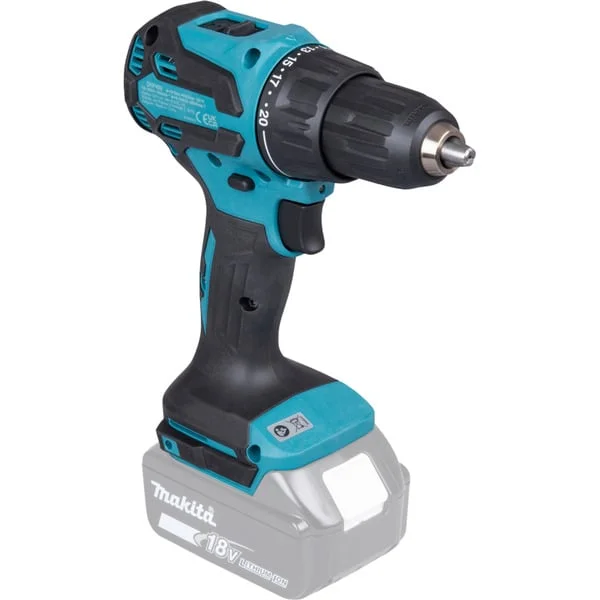 Makita Akku-Schlagbohrschrauber DHP490Z, 18Volt (blau/schwarz, ohne Akku und Ladegerät)