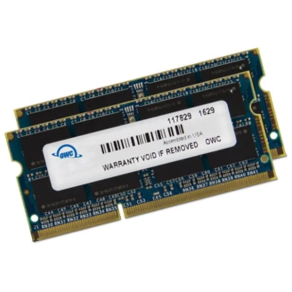 OWC SO-DIMM 32 GB DDR3-1600 (2x 16 GB) Dual-Kit, für MAC , Arbeitsspeicher (OWC1600DDR3S32P)