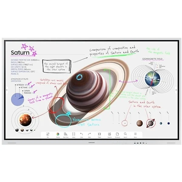 Samsung Flip Pro WM85B, Public Display (hellgrau, UltraHD/4K, Multitouch, USB-C)