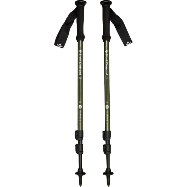 Black Diamond Trekkingstöcke Explorer 3, Fitnessgerät (schwarz, 1 Paar, 100 bis 140 cm)