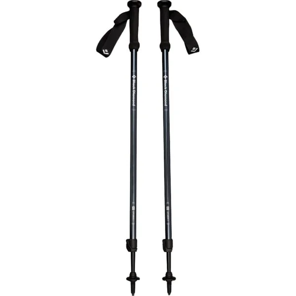 Black Diamond Trekkingstöcke Explorer 2, Fitnessgerät (schwarz, 1 Paar, 100 bis 140 cm)