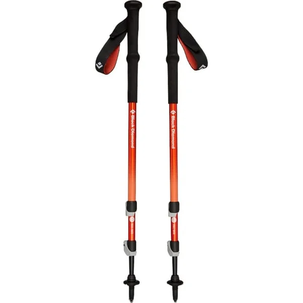 Black Diamond Trekkingstöcke Trail Back, Fitnessgerät (1 Paar, 100 bis 140 cm, Burnt Sienna)