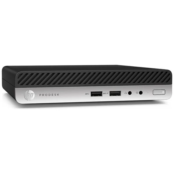 HP EliteDesk 800 G4 DM Generalüberholt, Mini-PC (schwarz/silber, Windows 11 Pro)