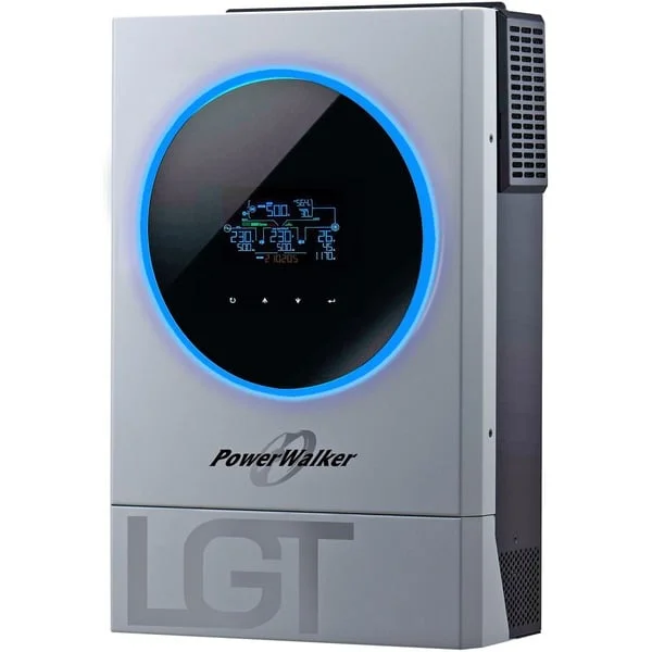 BlueWalker Solar-Wechselrichter 5600 LGT OFG (schwarz/grau, 5.600 VA / 5.600 W)