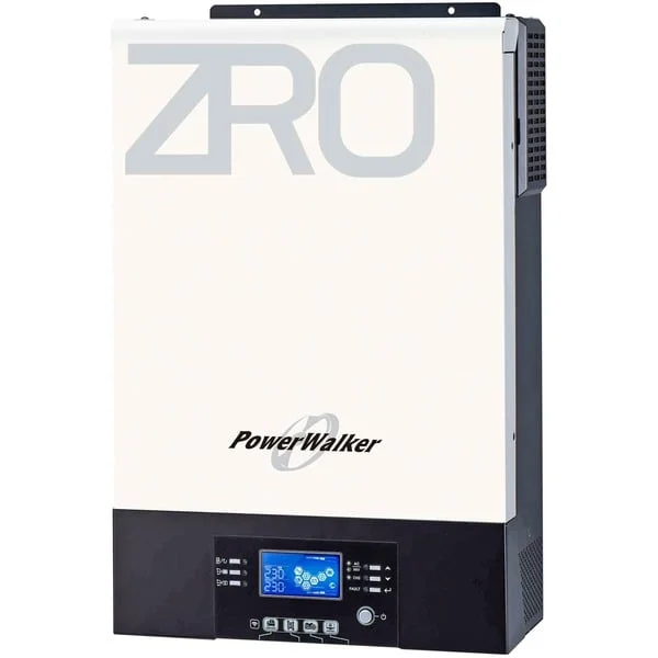 BlueWalker Solar-Wechselrichter 5000 ZRO OFG (schwarz/grau, 5.000 VA / 5.000 W)