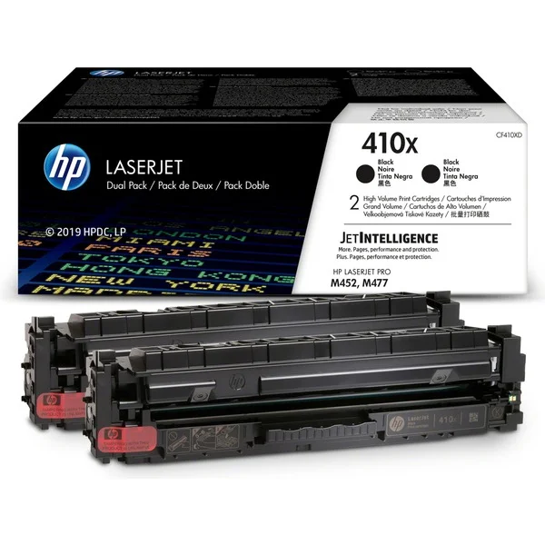 HP Toner schwarz 410X (CF410XD) (Doppelpack)