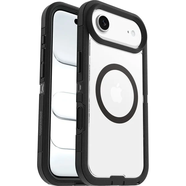 Otterbox Defender Pro XT ProPack, Handyhülle (transparent/schwarz, iPhone Air, MagSafe)