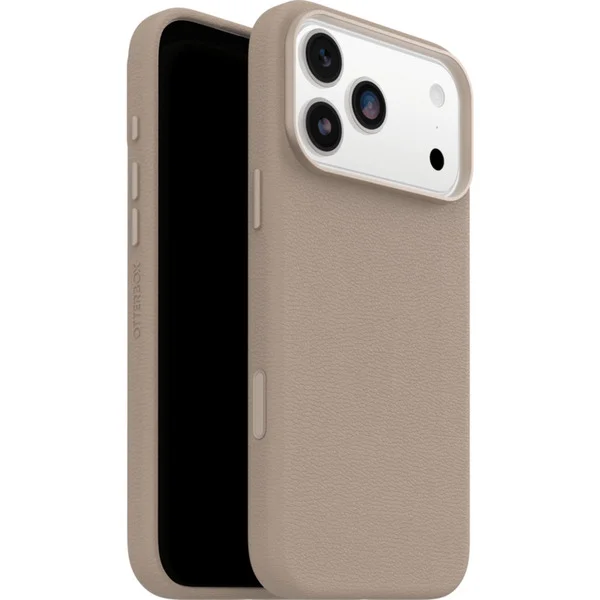 Otterbox Symmetry Cactus Leather, Handyhülle (beige, iPhone 17 Pro Max, MagSafe)