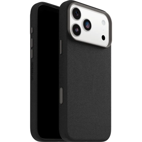Otterbox Symmetry Cactus Leather, Handyhülle (schwarz, iPhone 17 Pro Max, MagSafe)
