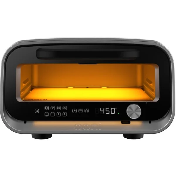 Ooni Volt 2, elektrischer Pizzaofen Polar White (weiß, 1.600 Watt, für Pizzen bis ca. Ø 32cm)