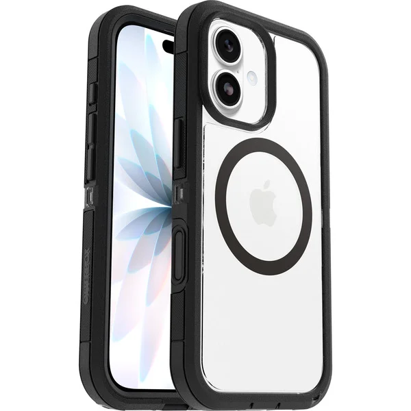 Otterbox Defender Pro XT ProPack, Handyhülle (transparent/schwarz, iPhone 17, MagSafe)