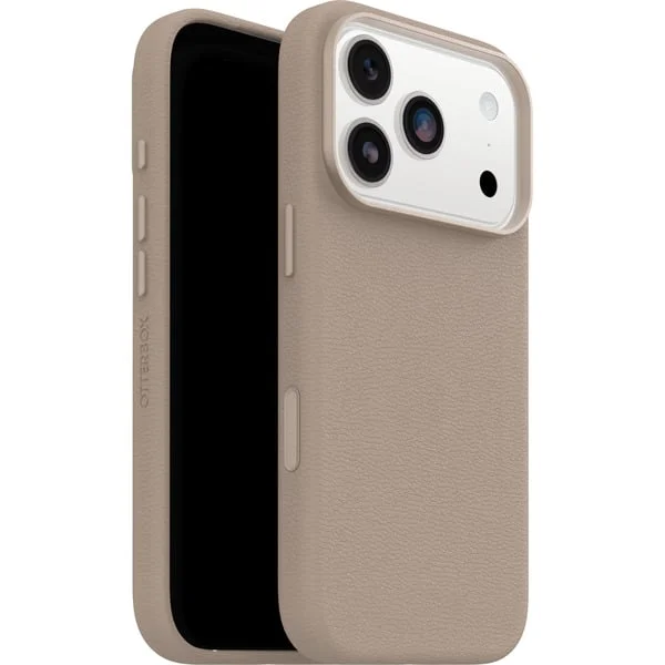 Otterbox Symmetry Cactus Leather, Handyhülle (beige, iPhone 17 Pro, MagSafe)