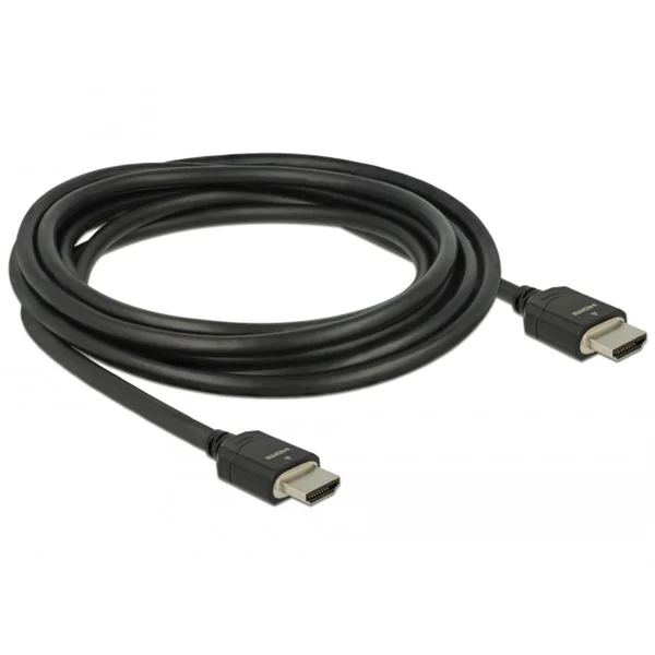 DeLOCK Ultra High Speed HDMI-Kabel 48 Gbps 8K 60Hz (schwarz, 3 Meter)