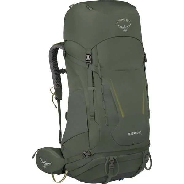 Osprey Kestrel 68 , Rucksack (olivgrün, 66 Liter / Größe S/M )