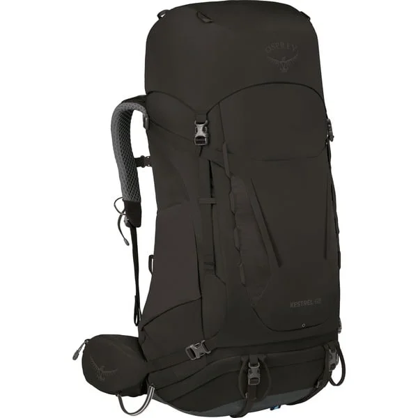 Osprey Kestrel 68 , Rucksack (schwarz, 66 Liter / Größe S/M )