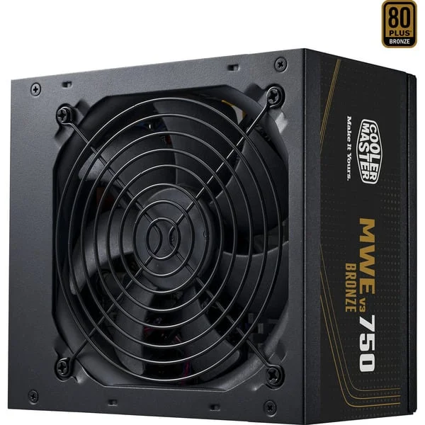 Cooler Master MWE Bronze 750 V3 230V, PC-Netzteil (schwarz, 4x PCIe, 750 Watt)