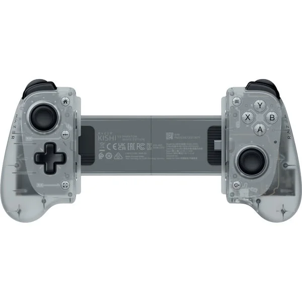 Razer Kishi V3 - Phantom White Edition, Gamepad (weiß/transparent, USB-C, für Android & iPhone)