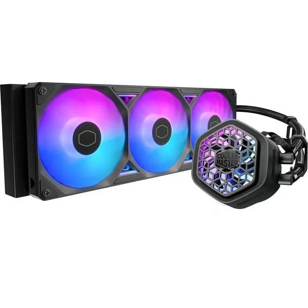 Cooler Master MasterLiquid 360 Atmos II VRM Fan ARGB, Wasserkühlung (schwarz)