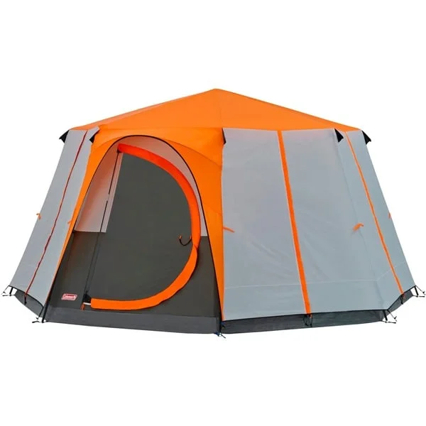 Coleman Kuppelzelt Octagon 8 Orange (orange/grau)