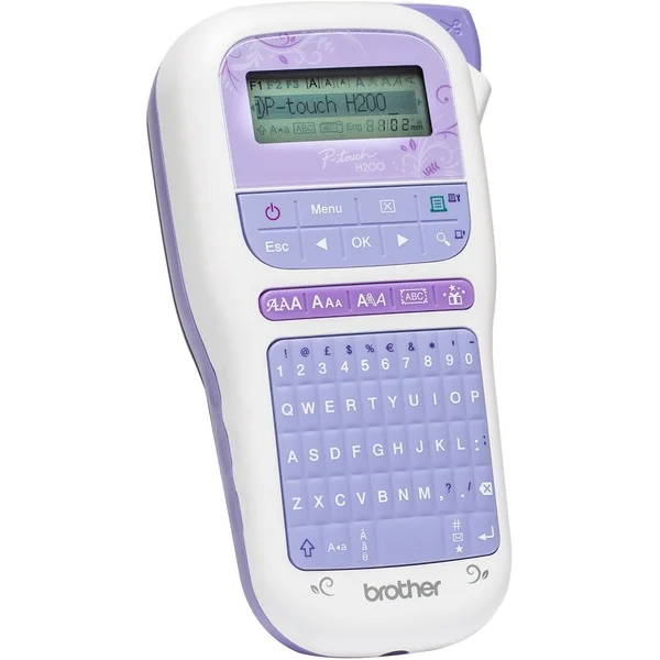 Brother P-touch H200, Beschriftungsgerät (weiß/lila)