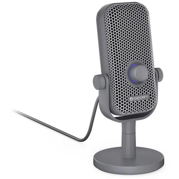 ENDORFY Solum Voice S Alt Gray, Mikrofon (dunkelgrau, USB-C, RGB-Beleuchtung)