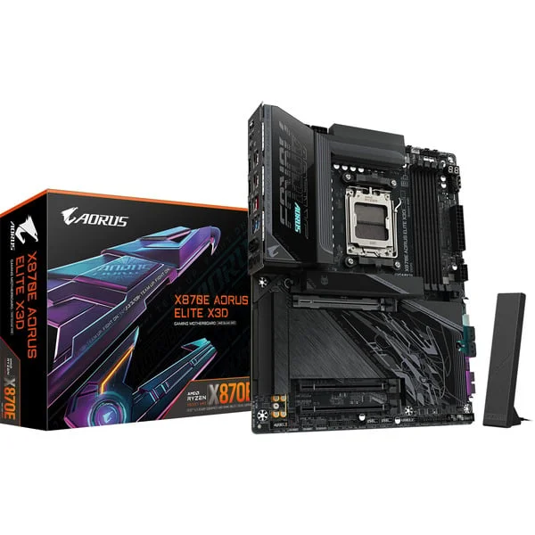 GIGABYTE X870E AORUS ELITE X3D, Mainboard (schwarz)