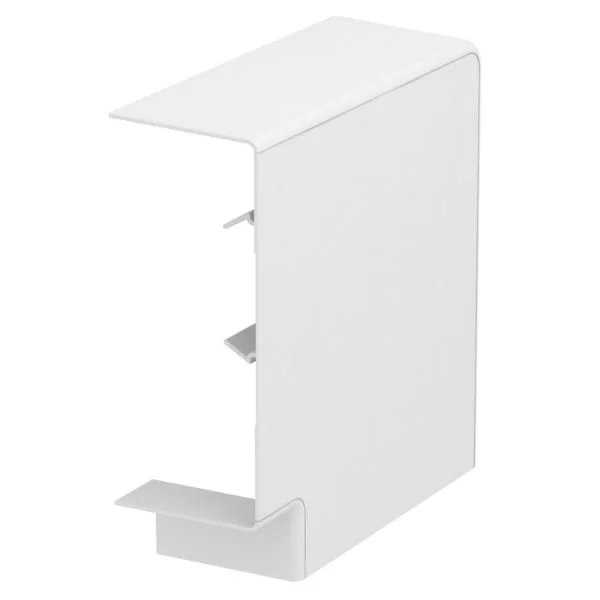 OBO Flachwinkel Haubenformteil für Geräteeinbaukanal Rapid 80 GK-FH70170RW, Befestigung/Montage (weiß, Retail)