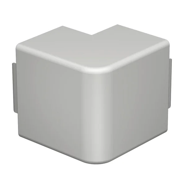 OBO Außeneckhaube zur Richtungsänderung der Wand-Decken-Kanäle WDK HA60090RW (weiß, Retail)