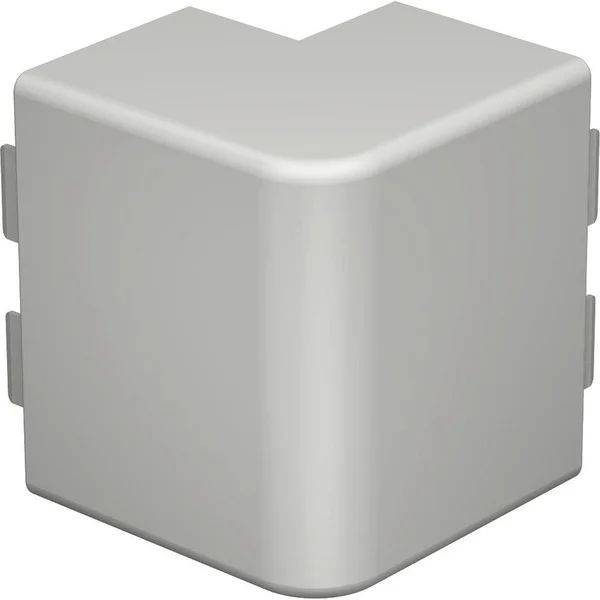 OBO Außeneckhaube zur Richtungsänderung der Wand- und Deckenkanäle WDK HA60110RW, Abdeckung (weiß, Retail)