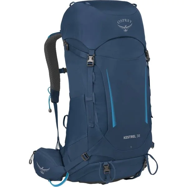 Osprey Kestrel 38, Rucksack (blau, 38 Liter, Größe L/XL)