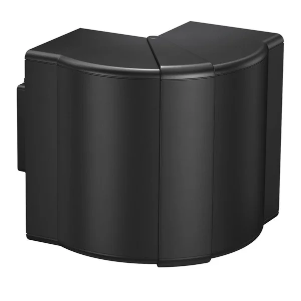 OBO Außeneck variabel GK-AH70130SW, Befestigung/Montage (schwarz, Retail)