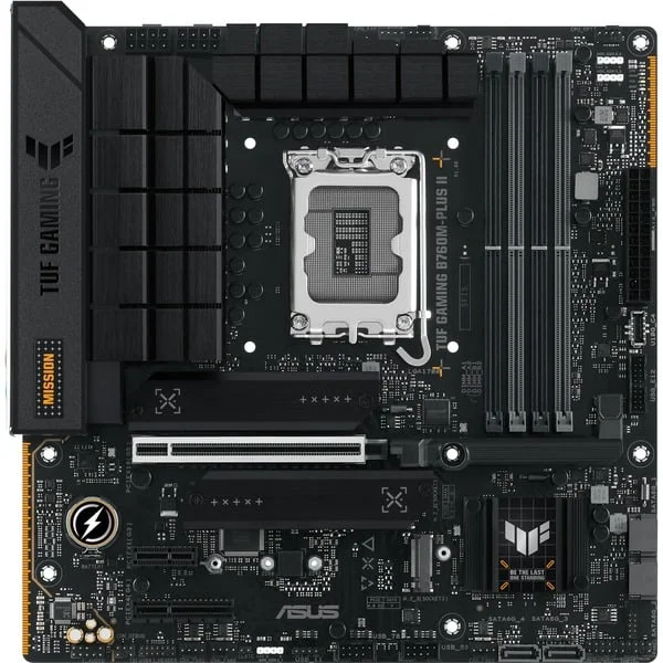 ASUS TUF GAMING B760M-PLUS II, Mainboard (schwarz)