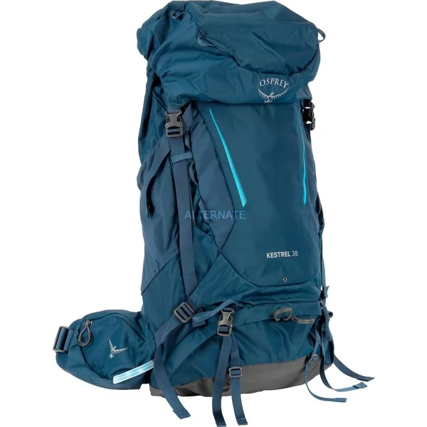 Osprey Kestrel 38, Rucksack (blau, 36 Liter, Größe S/M)