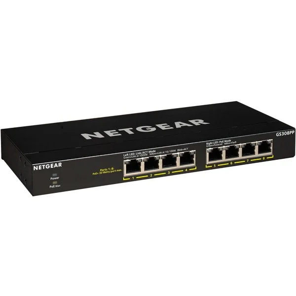 Netgear GS308PP, Switch