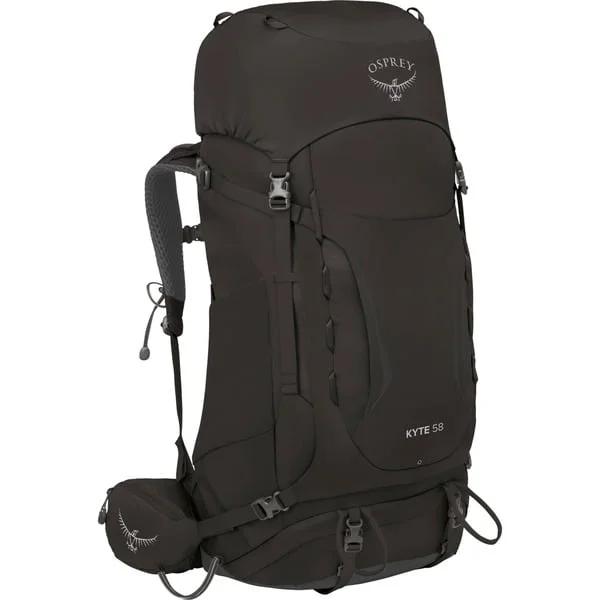 Osprey Kyte 58, Rucksack (schwarz, 58 Liter, Größe WM/L)