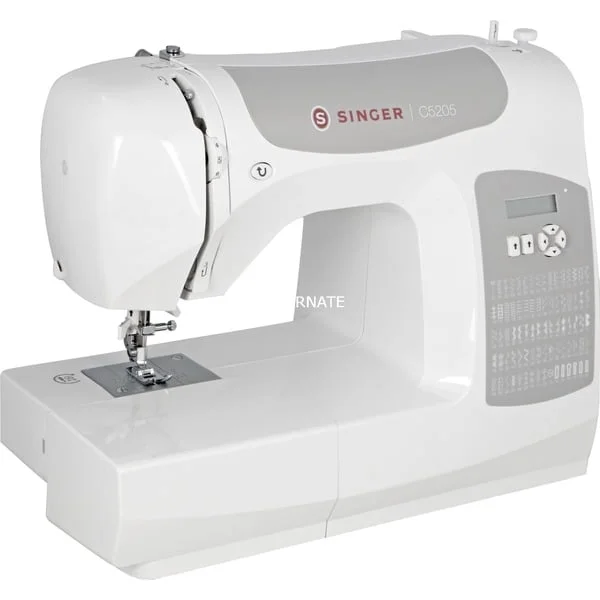 Singer C5205, Nähmaschine (weiß/grau)