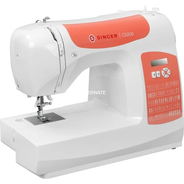 Singer C5205, Nähmaschine (weiß/orange)