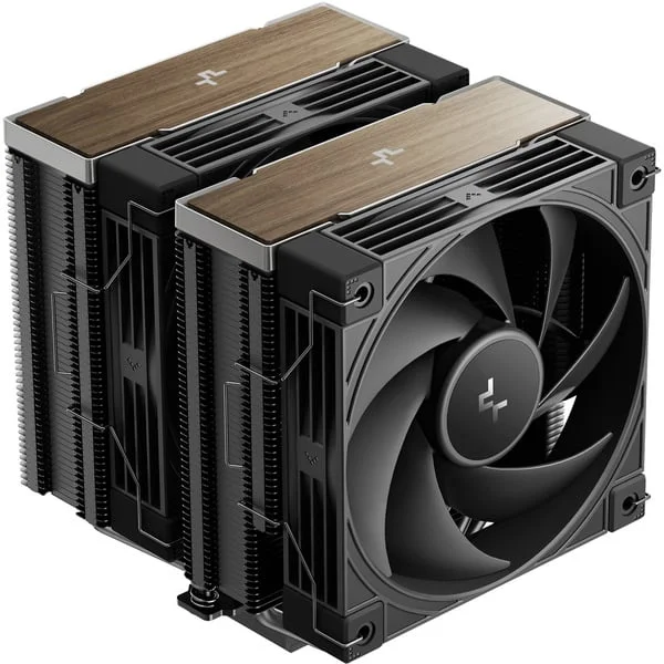 DeepCool AK620 G2, CPU-Kühler (schwarz/holz, 120 mm)