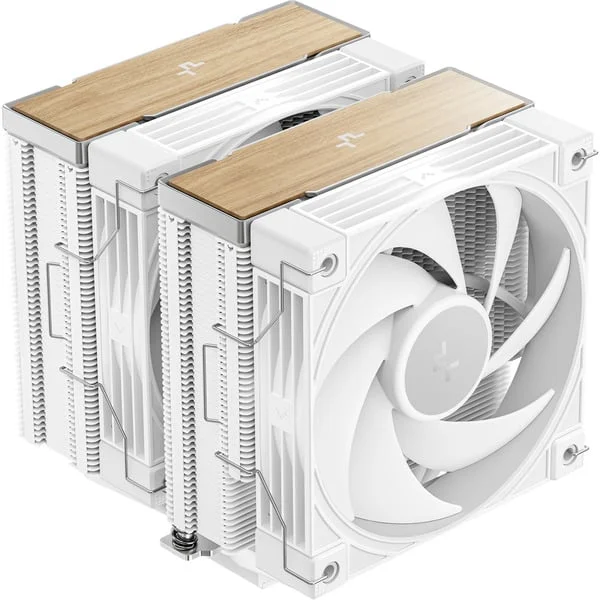 DeepCool AK620 G2 WH, CPU-Kühler (weiß/holz, 120 mm)