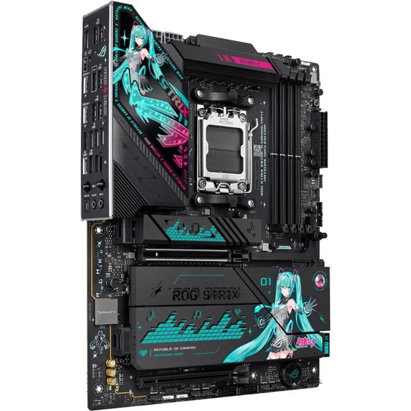 ASUS ROG STRIX X870E-H GAMING HATSUNE MIKU EDITION, Mainboard (schwarz)